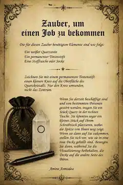 Zauber, um einen Job zu bekommen