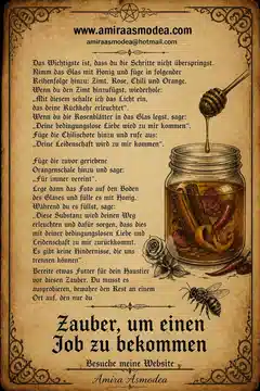 Zauber, um einen Job zu bekommen
