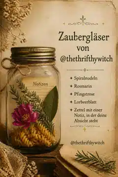 Zaubergläser von @thethrifthywitch