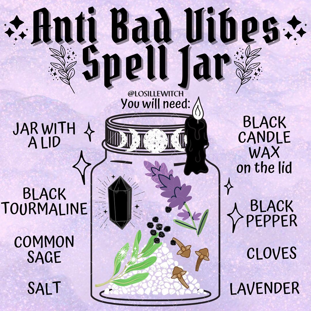 Anti Bad Vibes Spell Jar