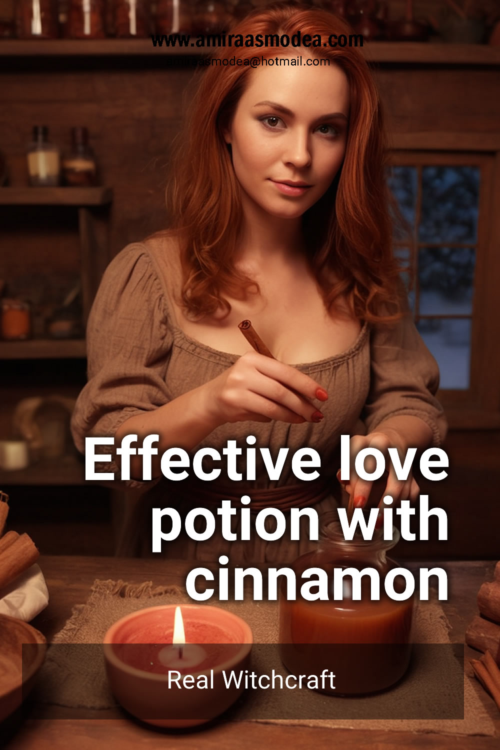 Effective love potion with cinnamon