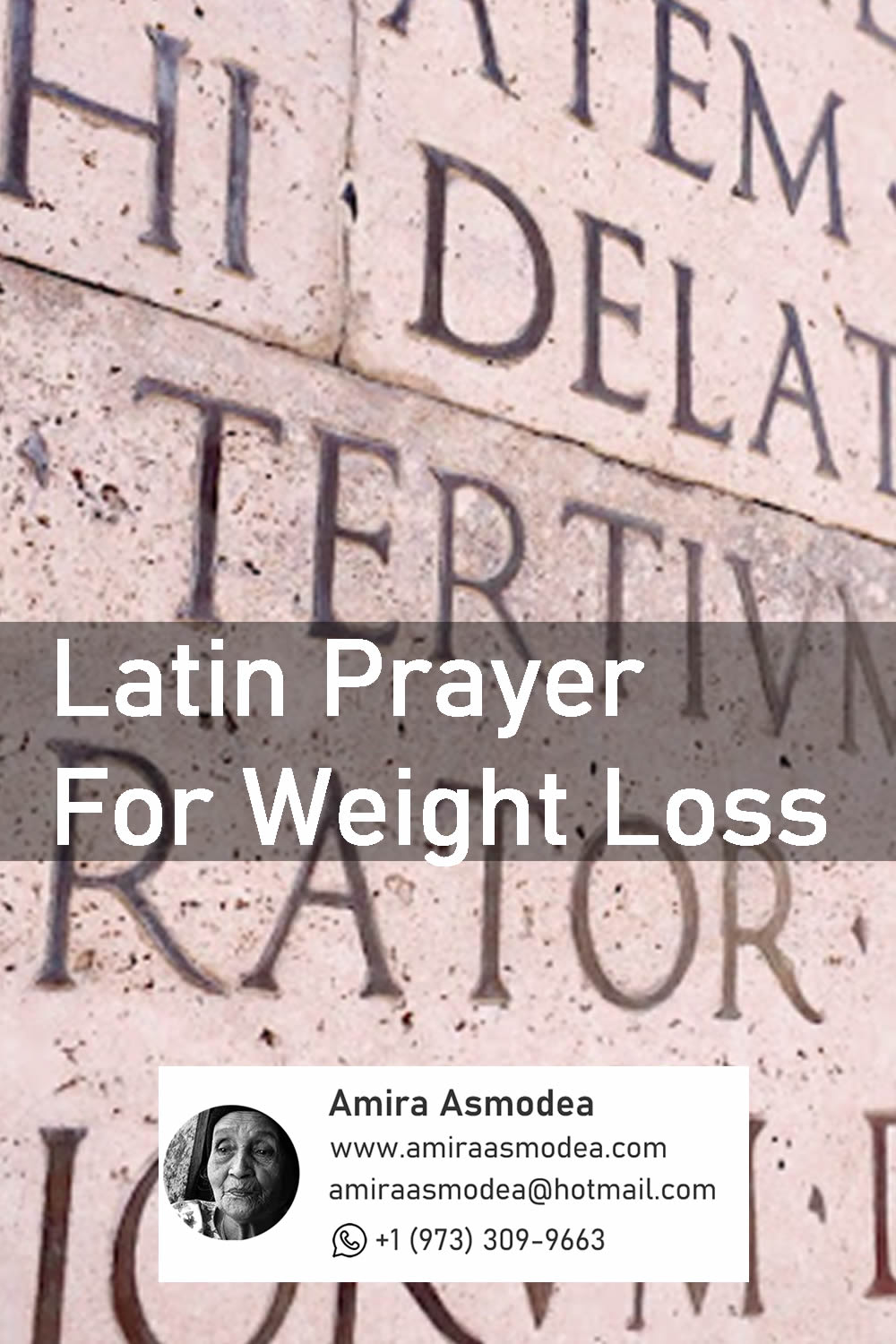 Latin Spells and Prayers to Weight Loss