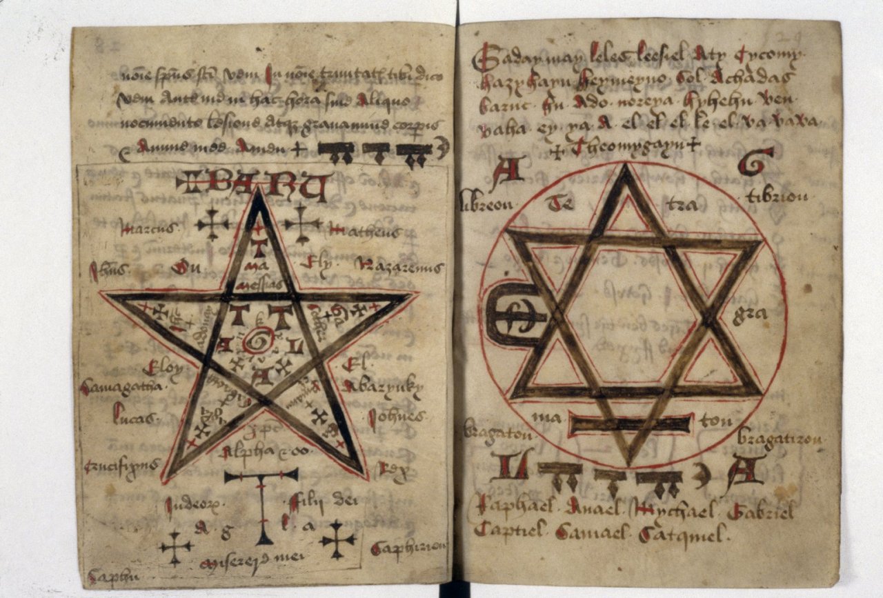 Old Medieval Witchery Manuscript in Latin - I
