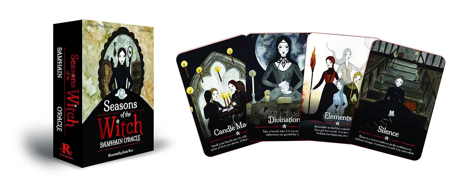 Seasons of the Witch: Samhain Oracle: Harness the Intuitive Power of the Year's Most Magical Night (44 Full-Color Cards and 180-Page Guidebook)