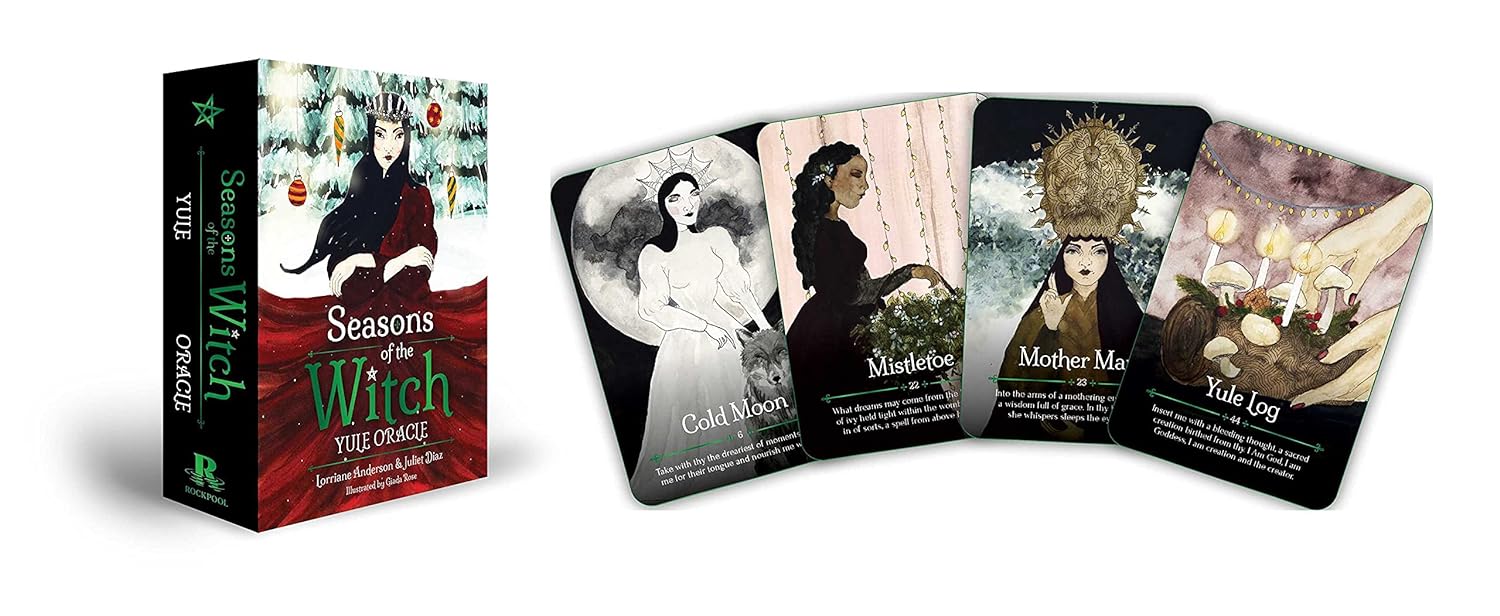 Seasons of the Witch: Yule Oracle: 44 gilded cards and 144-page book