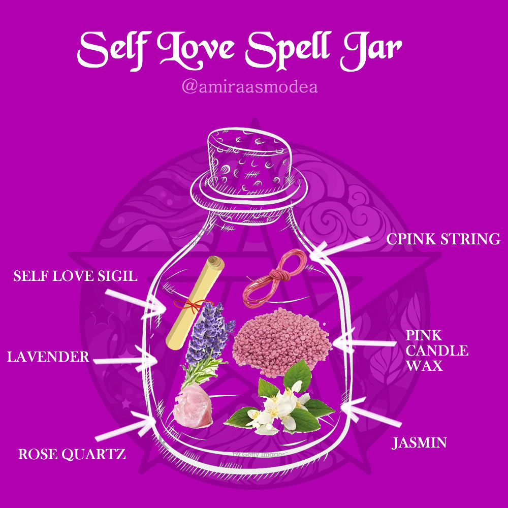 A Magickal Self-Love Spell Jar