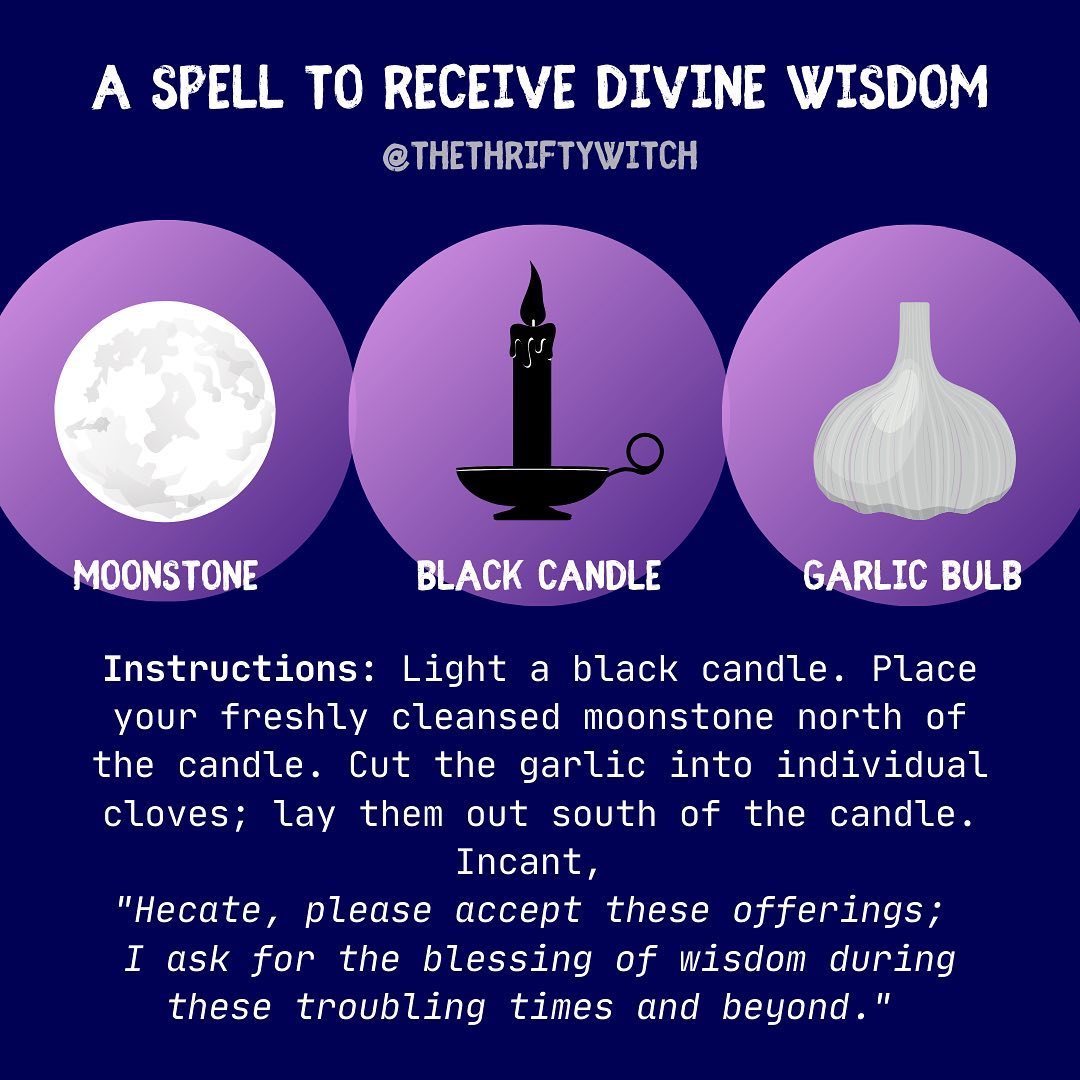 Top Easy Spells to Cast at Home from @thethtiftywitch on Instagram