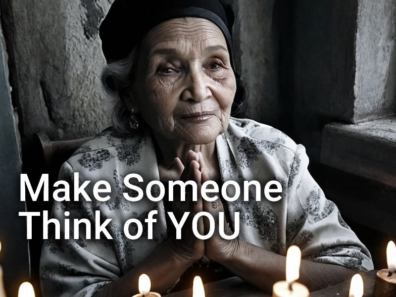 White Magic To Make Someone Think Of You