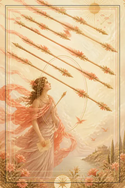 Eight of Wands tarot card