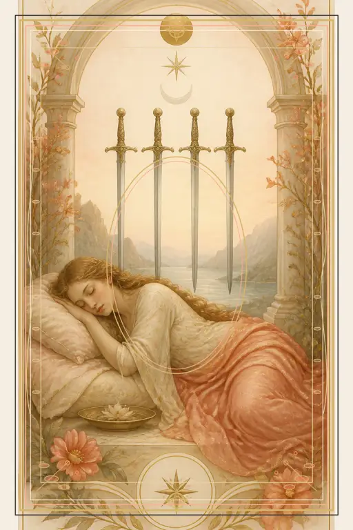 Four of Swords tarot card