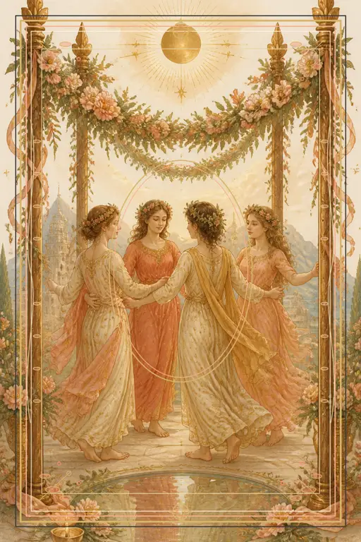 Four of Wands tarot card