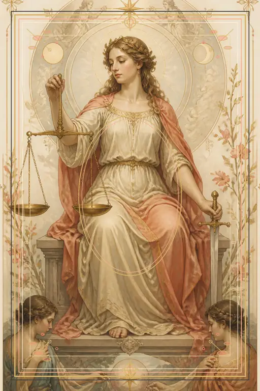 Justice tarot card