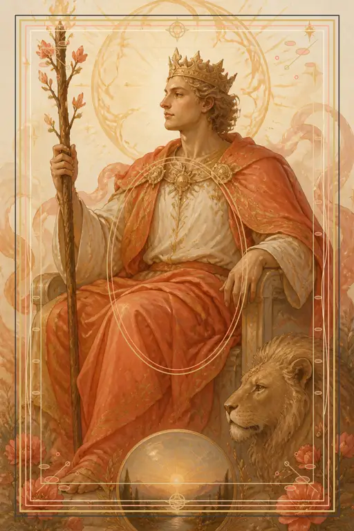 King of Wands tarot card