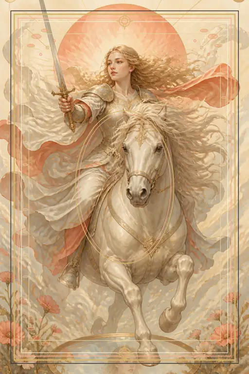 Knight of Swords tarot card