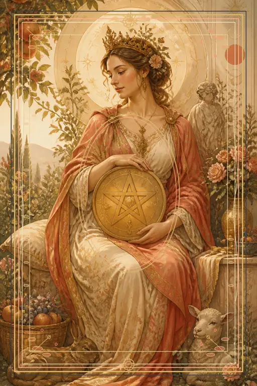 Queen of Pentacles tarot card