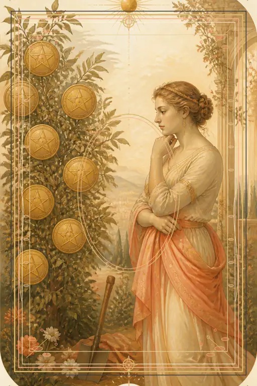 Seven of Pentacles tarot card