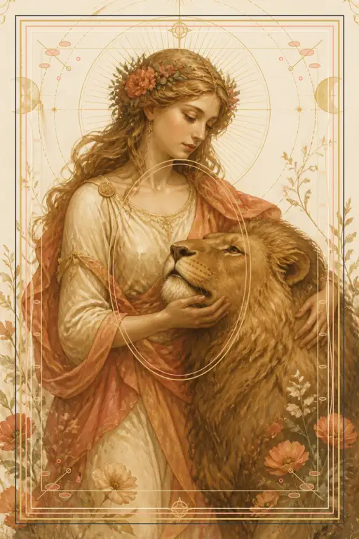 Strength tarot card