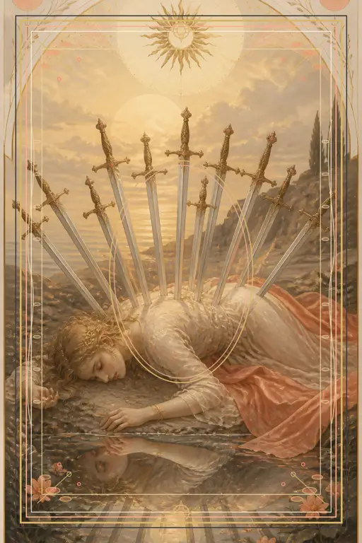 Ten of Swords tarot card
