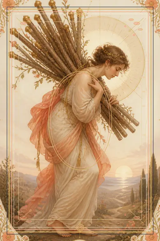 Ten of Wands tarot card