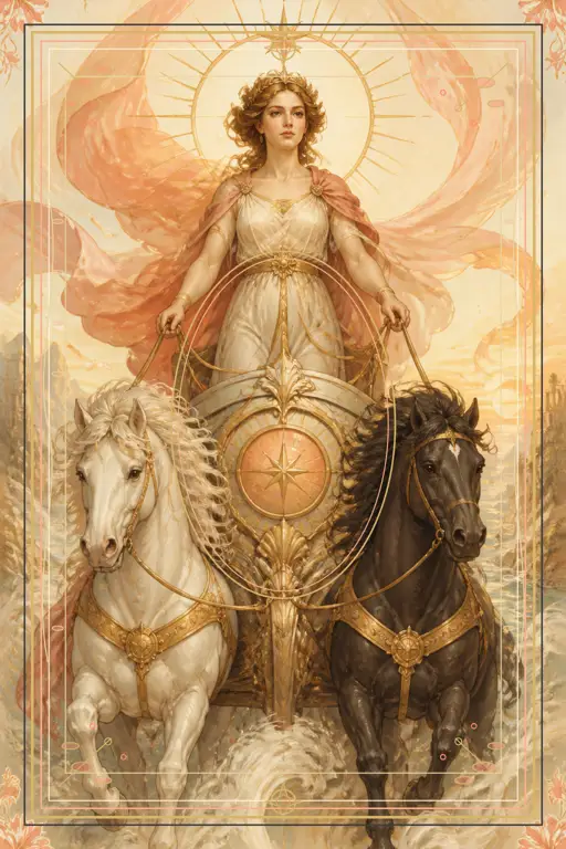 The Chariot tarot card