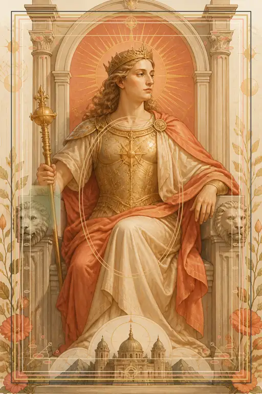 The Emperor tarot card
