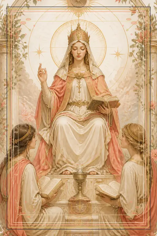 The Hierophant tarot card