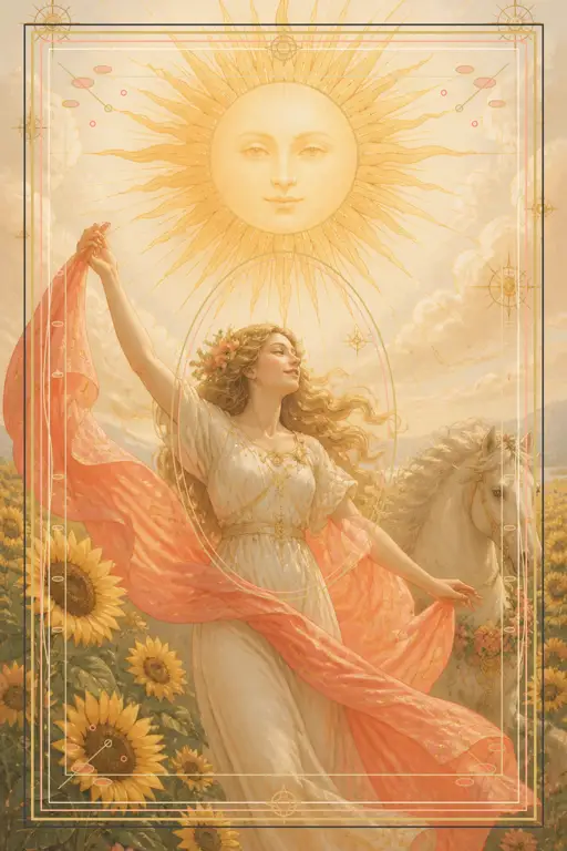 The Sun tarot card