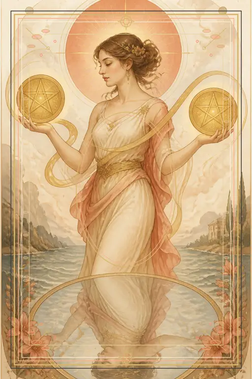 Two of Pentacles tarot card